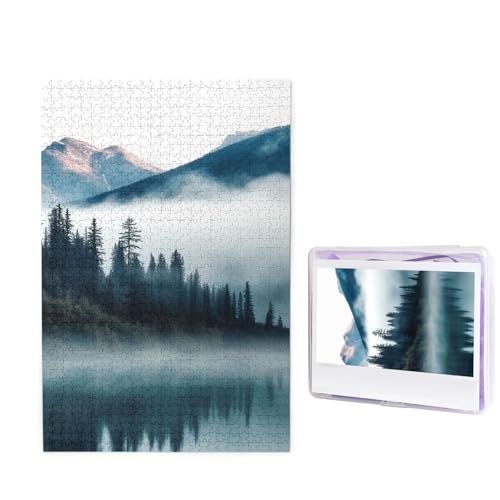 Puzzle für Erwachsene, 1000 Teile, personalisierte Holzpuzzle, lustig, herausfordernd, Puzzle, Kunstwerk für Familie, Hochzeit, Geburtstag, Abschlussfeier, Geschenke (74,9 x 50 cm) von SDTYKHJ
