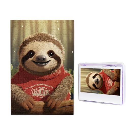 Puzzle für Erwachsene, 1000 Teile, personalisierte Holzpuzzle, lustig, herausfordernd, Puzzle, Kunstwerk für Familie, Hochzeit, Geburtstag, Abschlussfeier, Geschenke (74,9 x 50 cm) von SDTYKHJ