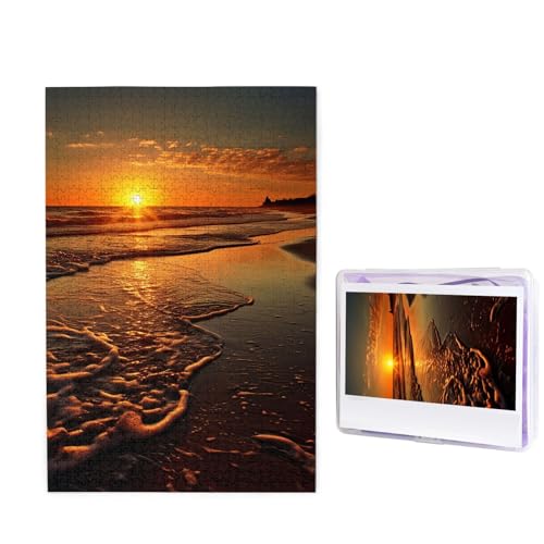 Puzzle für Erwachsene, 1000 Teile, personalisierte Holzpuzzle, lustig, herausfordernd, Puzzle, Kunstwerk für Familie, Hochzeit, Geburtstag, Abschlussfeier, Geschenke (74,9 x 50 cm) von SDTYKHJ