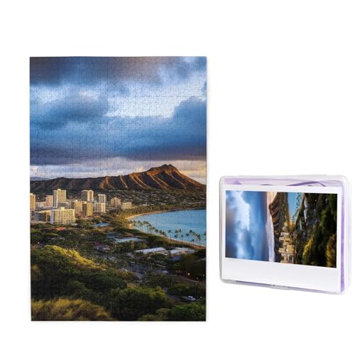 Puzzle für Erwachsene, 1000 Teile, personalisierte Holzpuzzle, lustig, herausfordernd, Puzzle, Kunstwerk für Familie, Hochzeit, Geburtstag, Abschlussfeier, Geschenke (74,9 x 50 cm) von SDTYKHJ