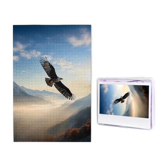 Puzzle für Erwachsene, 1000 Teile, personalisierte Holzpuzzle, lustig, herausfordernd, Puzzle, Kunstwerk für Familie, Hochzeit, Geburtstag, Abschlussfeier, Geschenke (74,9 x 50 cm) von SDTYKHJ