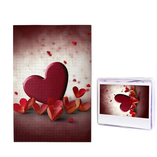 Puzzle für Erwachsene, 1000 Teile, personalisierte Holzpuzzle, lustig, herausfordernd, Puzzle, Kunstwerk für Familie, Hochzeit, Geburtstag, Abschlussfeier, Geschenke (74,9 x 50 cm) von SDTYKHJ