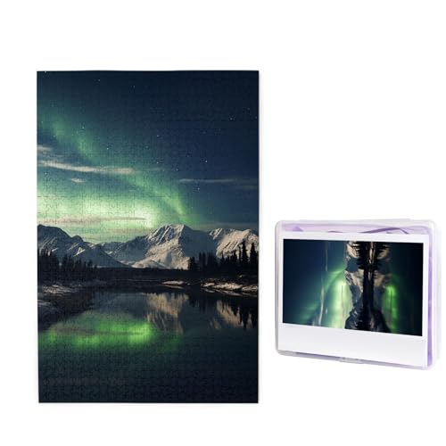 Puzzle für Erwachsene, 1000 Teile, personalisierte Holzpuzzle, lustig, herausfordernd, Puzzle, Kunstwerk für Familie, Hochzeit, Geburtstag, Abschlussfeier, Geschenke (74,9 x 50 cm) von SDTYKHJ