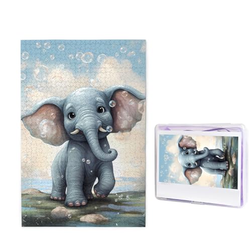 Puzzle für Erwachsene, 1000 Teile, personalisierte Holzpuzzle, lustig, herausfordernd, Puzzle, Kunstwerk für Familie, Hochzeit, Geburtstag, Abschlussfeier, Geschenke (74,9 x 50 cm) von SDTYKHJ