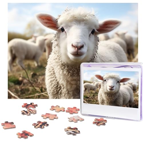 Puzzle für Erwachsene, 500 Teile, personalisiertes Holzpuzzle, lustig, herausfordernd, Puzzle, Kunstwerk für Familie, Hochzeit, Geburtstag, Abschlussfeier, Geschenke (52,1 x 37,8 cm) von SDTYKHJ