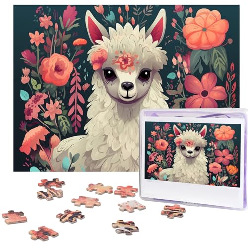 Puzzle für Erwachsene, 500 Teile, personalisiertes Holzpuzzle, lustig, herausfordernd, Puzzle, Kunstwerk für Familie, Hochzeit, Geburtstag, Abschlussfeier, Geschenke (52,1 x 37,8 cm) von SDTYKHJ