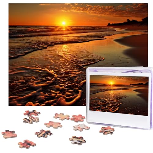 Puzzle für Erwachsene, 500 Teile, personalisiertes Holzpuzzle, lustig, herausfordernd, Puzzle, Kunstwerk für Familie, Hochzeit, Geburtstag, Abschlussfeier, Geschenke (52,1 x 37,8 cm) von SDTYKHJ