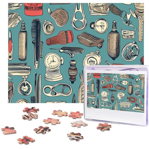 Puzzle für Erwachsene, 500 Teile, personalisiertes Holzpuzzle, lustig, herausfordernd, Puzzle, Kunstwerk für Familie, Hochzeit, Geburtstag, Abschlussfeier, Geschenke (52,1 x 37,8 cm) von SDTYKHJ