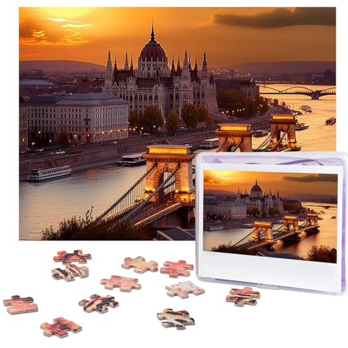 Puzzle für Erwachsene, 500 Teile, personalisiertes Holzpuzzle, lustig, herausfordernd, Puzzle, Kunstwerk für Familie, Hochzeit, Geburtstag, Abschlussfeier, Geschenke (52,1 x 37,8 cm) von SDTYKHJ