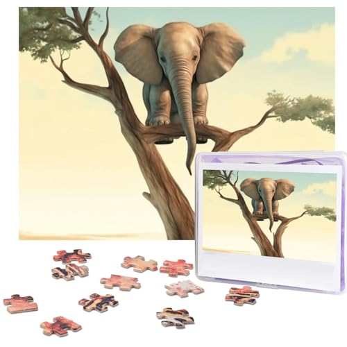 Puzzle für Erwachsene, 500 Teile, personalisiertes Holzpuzzle, lustig, herausfordernd, Puzzle, Kunstwerk für Familie, Hochzeit, Geburtstag, Abschlussfeier, Geschenke (52,1 x 37,8 cm) von SDTYKHJ