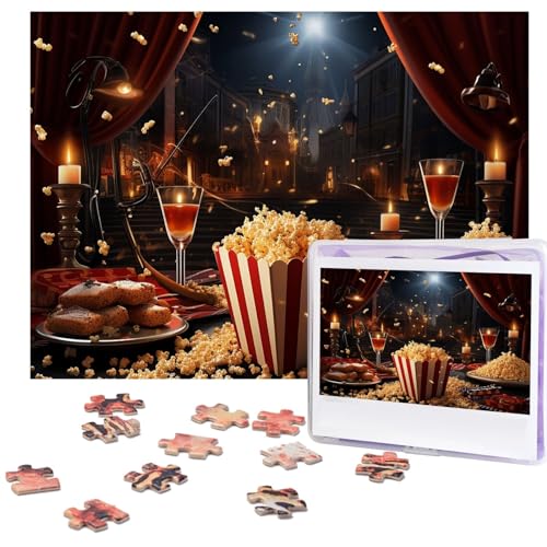 Puzzle für Erwachsene, 500 Teile, personalisiertes Holzpuzzle, lustig, herausfordernd, Puzzle, Kunstwerk für Familie, Hochzeit, Geburtstag, Abschlussfeier, Geschenke (52,1 x 37,8 cm) von SDTYKHJ