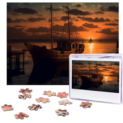 Puzzle für Erwachsene, 500 Teile, personalisiertes Holzpuzzle, lustig, herausfordernd, Puzzle, Kunstwerk für Familie, Hochzeit, Geburtstag, Abschlussfeier, Geschenke (52,1 x 37,8 cm) von SDTYKHJ