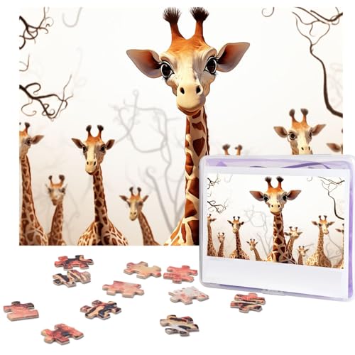 Puzzle für Erwachsene, 500 Teile, personalisiertes Holzpuzzle, lustig, herausfordernd, Puzzle, Kunstwerk für Familie, Hochzeit, Geburtstag, Abschlussfeier, Geschenke (52,1 x 37,8 cm) von SDTYKHJ