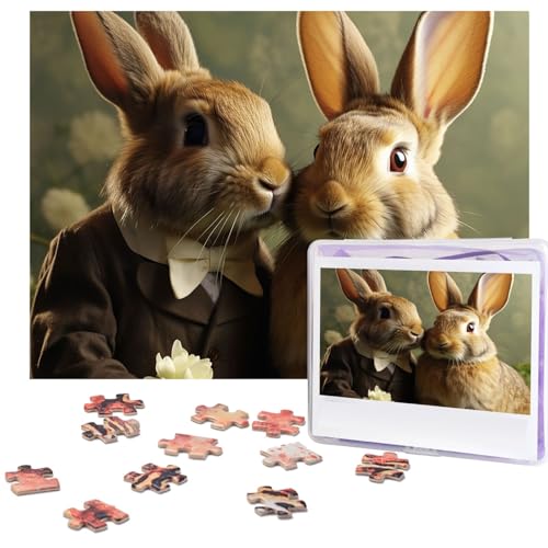 Puzzle für Erwachsene, 500 Teile, personalisiertes Holzpuzzle, lustig, herausfordernd, Puzzle, Kunstwerk für Familie, Hochzeit, Geburtstag, Abschlussfeier, Geschenke (52,1 x 37,8 cm) von SDTYKHJ
