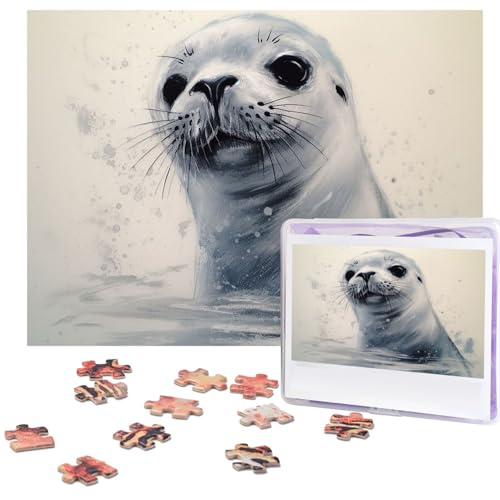 Puzzle für Erwachsene, 500 Teile, personalisiertes Holzpuzzle, lustig, herausfordernd, Puzzle, Kunstwerk für Familie, Hochzeit, Geburtstag, Abschlussfeier, Geschenke (52,1 x 37,8 cm) von SDTYKHJ