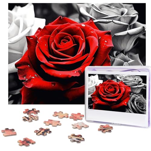 Puzzle für Erwachsene, 500 Teile, personalisiertes Holzpuzzle, lustig, herausfordernd, Puzzle, Kunstwerk für Familie, Hochzeit, Geburtstag, Abschlussfeier, Geschenke (52,1 x 37,8 cm) von SDTYKHJ