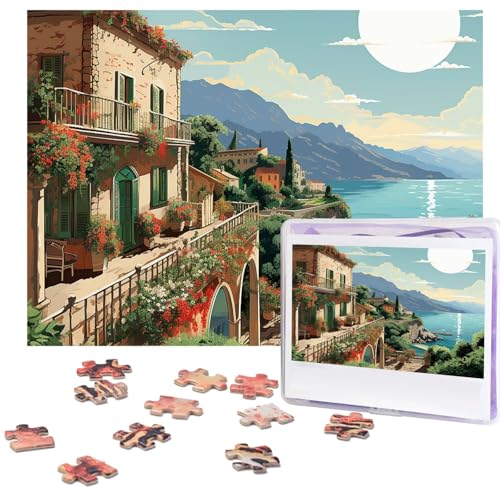 Puzzle für Erwachsene, 500 Teile, personalisiertes Holzpuzzle, lustig, herausfordernd, Puzzle, Kunstwerk für Familie, Hochzeit, Geburtstag, Abschlussfeier, Geschenke (52,1 x 37,8 cm) von SDTYKHJ