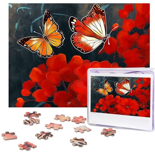 Puzzle für Erwachsene, 500 Teile, personalisiertes Holzpuzzle, lustig, herausfordernd, Puzzle, Kunstwerk für Familie, Hochzeit, Geburtstag, Abschlussfeier, Geschenke (52,1 x 37,8 cm) von SDTYKHJ