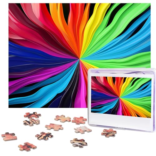Puzzle für Erwachsene, 500 Teile, personalisiertes Holzpuzzle, lustig, herausfordernd, Puzzle, Kunstwerk für Familie, Hochzeit, Geburtstag, Abschlussfeier, Geschenke (52,1 x 37,8 cm) von SDTYKHJ