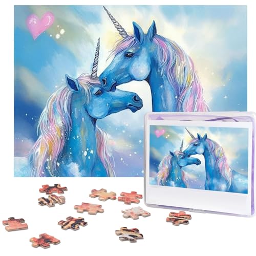 Puzzle für Erwachsene, 500 Teile, personalisiertes Holzpuzzle, lustig, herausfordernd, Puzzle, Kunstwerk für Familie, Hochzeit, Geburtstag, Abschlussfeier, Geschenke (52,1 x 37,8 cm) von SDTYKHJ