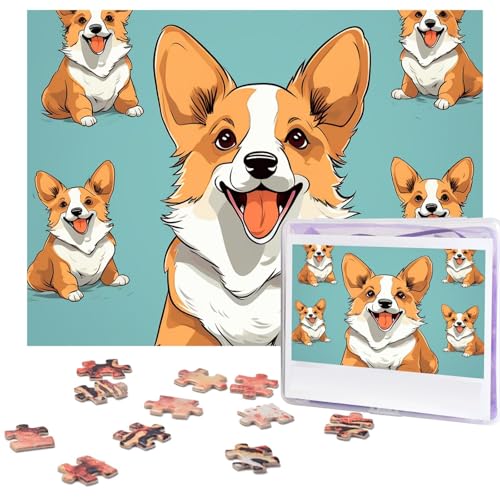Puzzle für Erwachsene, 500 Teile, personalisiertes Holzpuzzle, lustig, herausfordernd, Puzzle, Kunstwerk für Familie, Hochzeit, Geburtstag, Abschlussfeier, Geschenke (52,1 x 37,8 cm) von SDTYKHJ