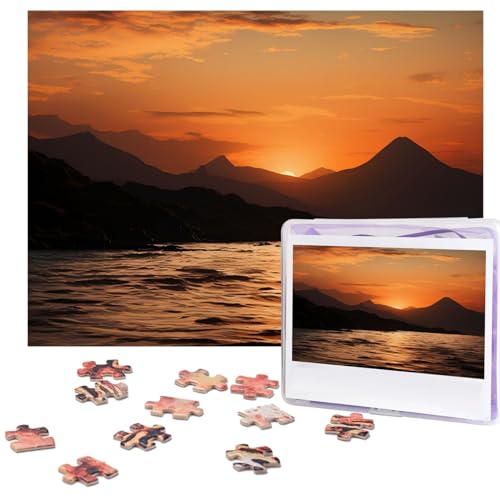 Puzzle für Erwachsene, 500 Teile, personalisiertes Holzpuzzle, lustig, herausfordernd, Puzzle, Kunstwerk für Familie, Hochzeit, Geburtstag, Abschlussfeier, Geschenke (52,1 x 37,8 cm) von SDTYKHJ