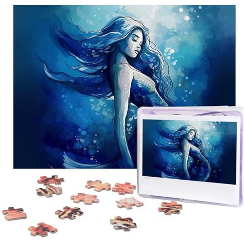 Puzzle für Erwachsene, 500 Teile, personalisiertes Holzpuzzle, lustig, herausfordernd, Puzzle, Kunstwerk für Familie, Hochzeit, Geburtstag, Abschlussfeier, Geschenke (52,1 x 37,8 cm) von SDTYKHJ