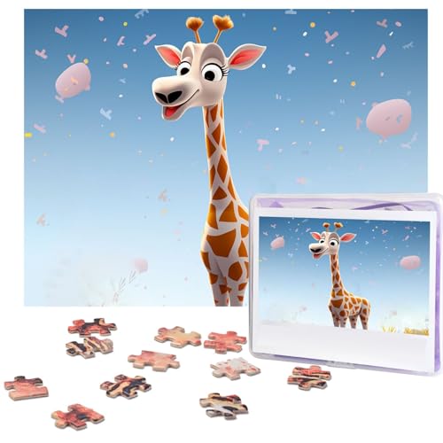 Puzzle für Erwachsene, 500 Teile, personalisiertes Holzpuzzle, lustig, herausfordernd, Puzzle, Kunstwerk für Familie, Hochzeit, Geburtstag, Abschlussfeier, Geschenke (52,1 x 37,8 cm) von SDTYKHJ
