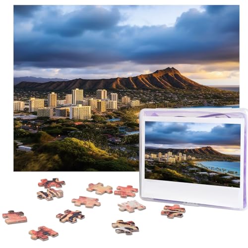 Puzzle für Erwachsene, 500 Teile, personalisiertes Holzpuzzle, lustig, herausfordernd, Puzzle, Kunstwerk für Familie, Hochzeit, Geburtstag, Abschlussfeier, Geschenke (52,1 x 37,8 cm) von SDTYKHJ