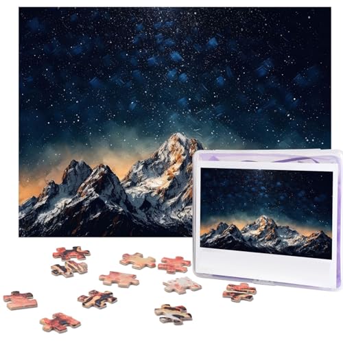 Puzzle für Erwachsene, 500 Teile, personalisiertes Holzpuzzle, lustig, herausfordernd, Puzzle, Kunstwerk für Familie, Hochzeit, Geburtstag, Abschlussfeier, Geschenke (52,1 x 37,8 cm) von SDTYKHJ