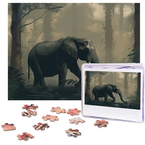 Puzzle für Erwachsene, 500 Teile, personalisiertes Holzpuzzle, lustig, herausfordernd, Puzzle, Kunstwerk für Familie, Hochzeit, Geburtstag, Abschlussfeier, Geschenke (52,1 x 37,8 cm) von SDTYKHJ
