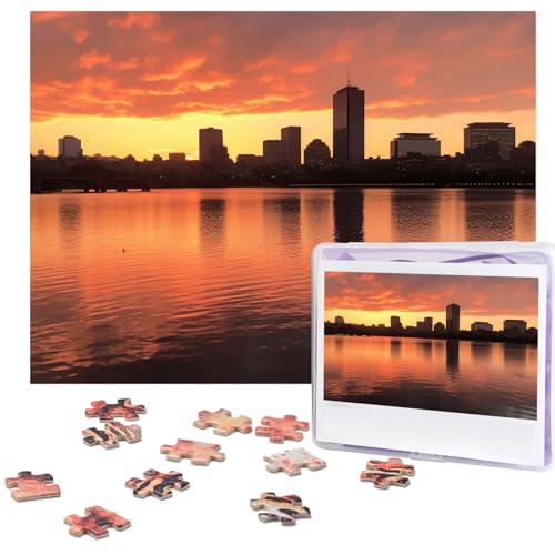 Puzzle für Erwachsene, 500 Teile, personalisiertes Holzpuzzle, lustig, herausfordernd, Puzzle, Kunstwerk für Familie, Hochzeit, Geburtstag, Abschlussfeier, Geschenke (52,1 x 37,8 cm) von SDTYKHJ