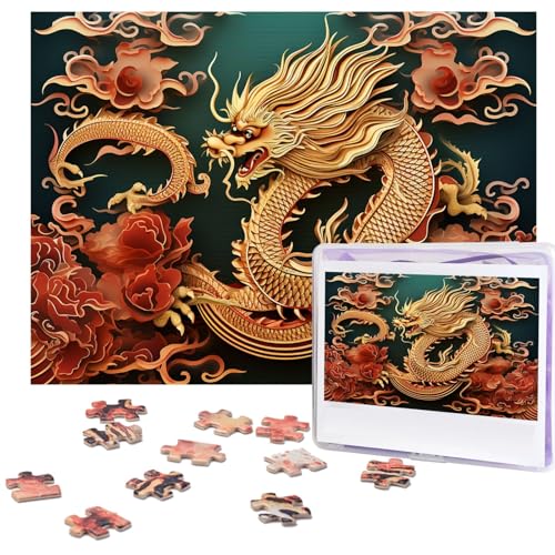 Puzzle für Erwachsene, 500 Teile, personalisiertes Holzpuzzle, lustig, herausfordernd, Puzzle, Kunstwerk für Familie, Hochzeit, Geburtstag, Abschlussfeier, Geschenke (52,1 x 37,8 cm) von SDTYKHJ