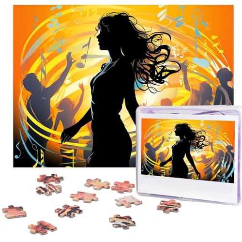 Puzzle für Erwachsene, 500 Teile, personalisiertes Holzpuzzle, lustig, herausfordernd, Puzzle, Kunstwerk für Familie, Hochzeit, Geburtstag, Abschlussfeier, Geschenke (52,1 x 37,8 cm) von SDTYKHJ