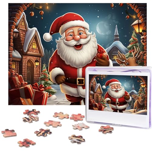 Puzzle für Erwachsene, 500 Teile, personalisiertes Holzpuzzle, lustig, herausfordernd, Puzzle, Kunstwerk für Familie, Hochzeit, Geburtstag, Abschlussfeier, Geschenke (52,1 x 37,8 cm) von SDTYKHJ