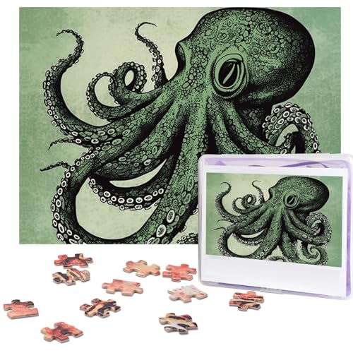 Puzzle für Erwachsene, 500 Teile, personalisiertes Holzpuzzle, lustig, herausfordernd, Puzzle, Kunstwerk für Familie, Hochzeit, Geburtstag, Abschlussfeier, Geschenke (52,1 x 37,8 cm) von SDTYKHJ