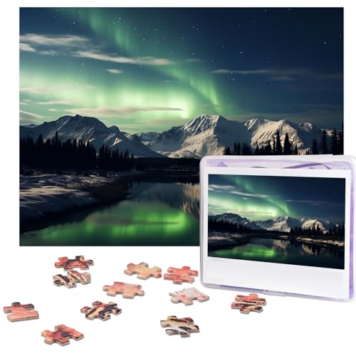Puzzle für Erwachsene, 500 Teile, personalisiertes Holzpuzzle, lustig, herausfordernd, Puzzle, Kunstwerk für Familie, Hochzeit, Geburtstag, Abschlussfeier, Geschenke (52,1 x 37,8 cm) von SDTYKHJ