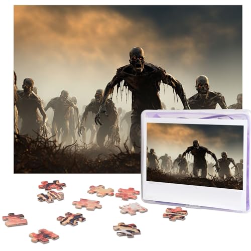 Puzzle für Erwachsene, 500 Teile, personalisiertes Holzpuzzle, lustig, herausfordernd, Puzzle, Kunstwerk für Familie, Hochzeit, Geburtstag, Abschlussfeier, Geschenke (52,1 x 37,8 cm) von SDTYKHJ