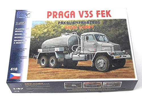 SDV Fäkalienfahrzeug Praga V3S FEK Modellbau Kunststoff Modellbausatz 1:87 H0 von SDV