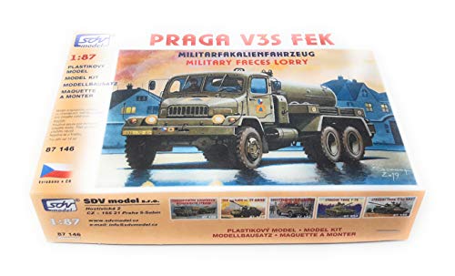 SDV LKW Truck Praga V3S FEK 3,5 Militär Fäkalienwagen Modellbau Kunststoff Modellbausatz 1:87 H0 von SDV