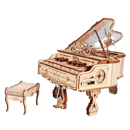 3D Holzpuzzle Handwerk für Erwachsene Elektronisches Klavier mit spielbarer Tastatur und Musikbox Bausatz Originelle Geschenkidee für Männer und Frauen 3D Holzpuzzle Handwerk für Erwachsene Elektronisches Klavier mit spielbarer Tastatur und Musikbox Bausatz Originelle Geschenkidee für Männer und Frauen von SDYAYFGE