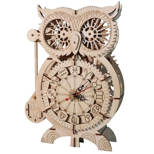 3D Holzzusammenspieluhr – Geräuschlose Getriebearbeitete DIY-Kit mit handwerklicher Meisterschaft, öko-lasergeschnittenem Holz – Eleganter Heimdekor & Sinnvolles Geschenk für Sie/Ihnen 3D Holzzusammenspieluhr – Geräuschlose Getriebearbeitete DIY-Kit mit handwerklicher Meisterschaft, öko-lasergeschnittenem Holz – Eleganter Heimdekor & Sinnvolles Geschenk für Sie/Ihnen von SDYAYFGE