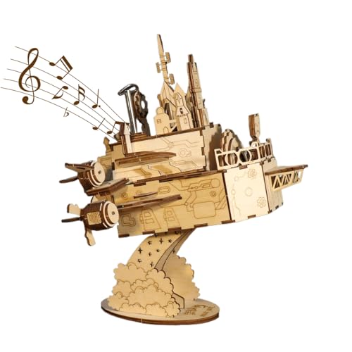 3D Puzzle für Erwachsene Holz Modell Burg mit Musikbox Modellbausatz Originelle Geschenke für Frauen 3D Puzzle für Erwachsene Holz Modell Burg mit Musikbox Modellbausatz Originelle Geschenke für Frauen von SDYAYFGE