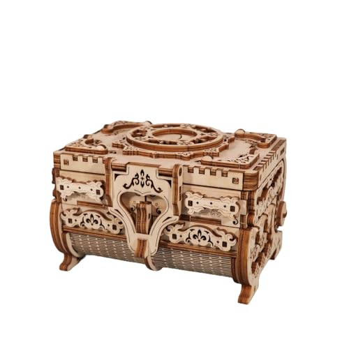 3D Puzzle für Erwachsene Holzmodell Schmuckkästchen Holzpuzzle originelle Geschenke für Frauen von SDYAYFGE