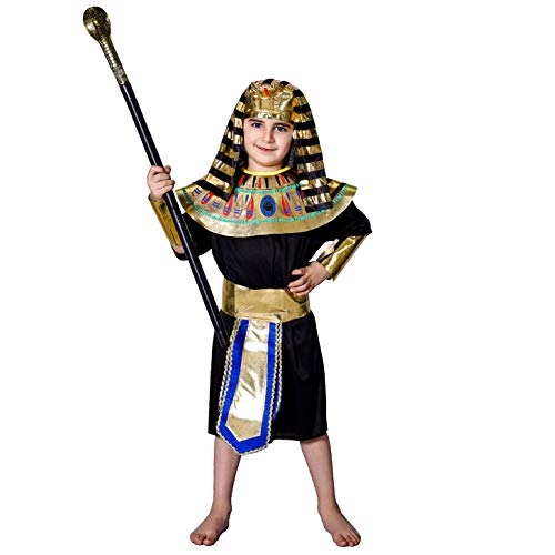SEA HARE Ägyptisches Pharao Kostüm für Jungen (M :7-9 Jahre) von SEA HARE