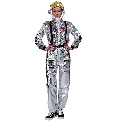 SEA HARE Astronautenoverall Kostüm für Erwachsene (Damen mit Hut) von SEA HARE