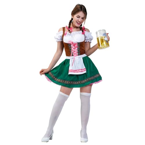SEA HARE Damen Oktoberfest Beer Maid Kostüm (XXL- Large) von SEA HARE