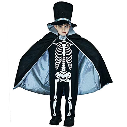SEA HARE Jungen Tag des toten Skeletts Halloween-Kostüm (M :7-9 Jahre) von SEA HARE