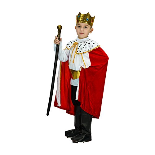 SEA HARE Kind Fantasy King Robe und Krone Set Kostüm (10-12 Jahre) von SEA HARE