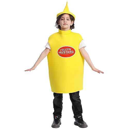 SEA HARE Kinder Mustard Flasche Kostüm (M :7-9Jahre) von SEA HARE